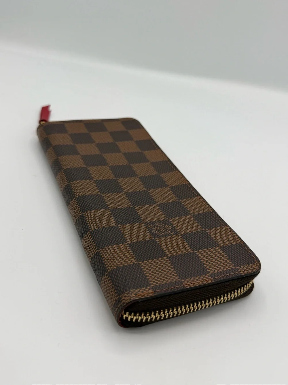 Louis Vuitton Clémence Wallet in Damier Ebene canvas